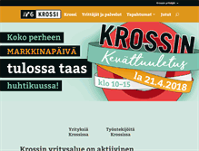 Tablet Screenshot of krossi.fi